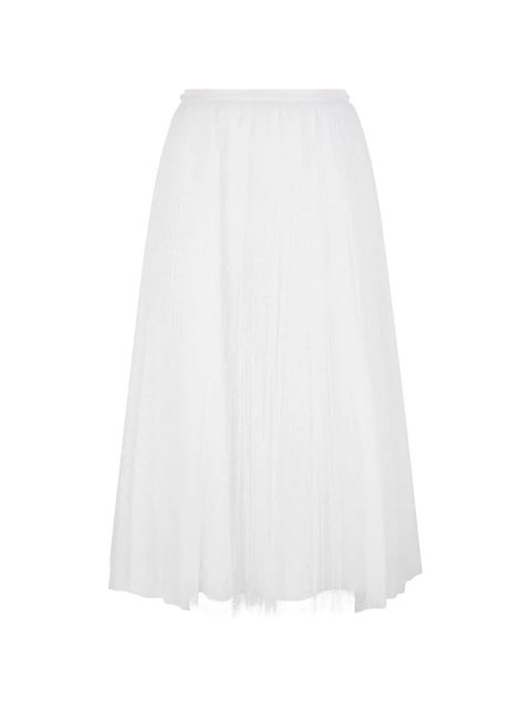 Valentino Garavani elasticated-waistband skirt - White - zdjęcie produktu nr 1