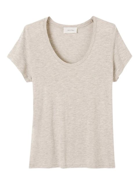 American Vintage Jacksonville scoop neck T-shirt - Neutrals - zdjęcie produktu nr 2