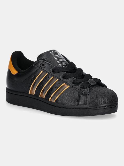 adidas Originals sneakersy skórzane Superstar II damskie kolor czarny JQ6469 - zdjęcie produktu nr 1
