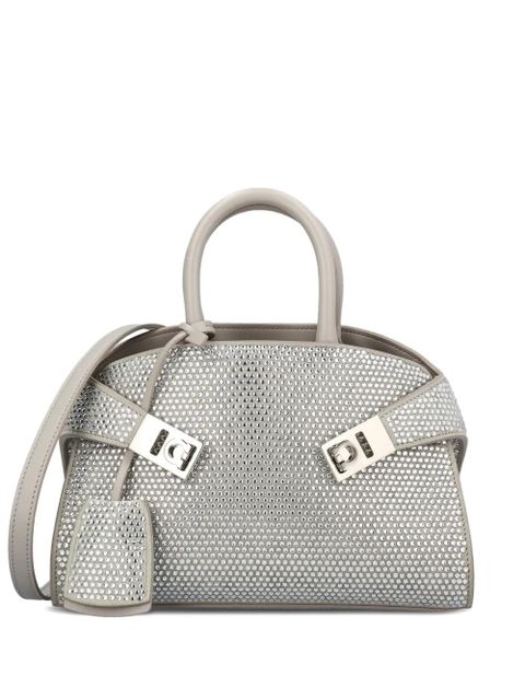 Ferragamo crystal hug bag - Grey - zdjęcie produktu nr 1