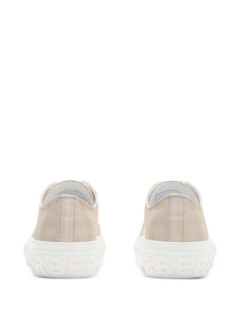 Burberry check-pattern low-top sneakers - Neutrals - zdjęcie produktu nr 2