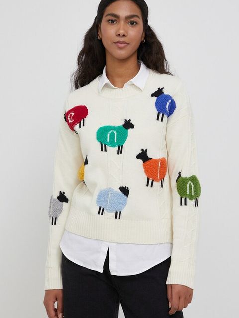 United Colors of Benetton sweter wełniany