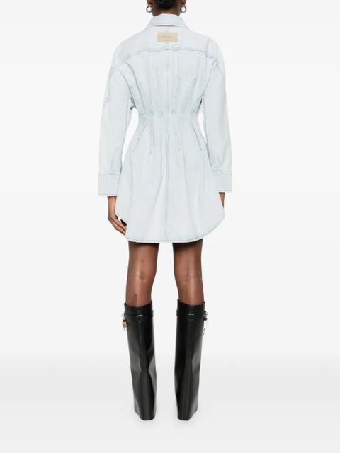Givenchy buttoned midi denim dress - Blue