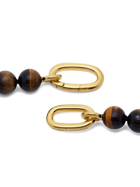 Monica Vinader beaded-gold necklace