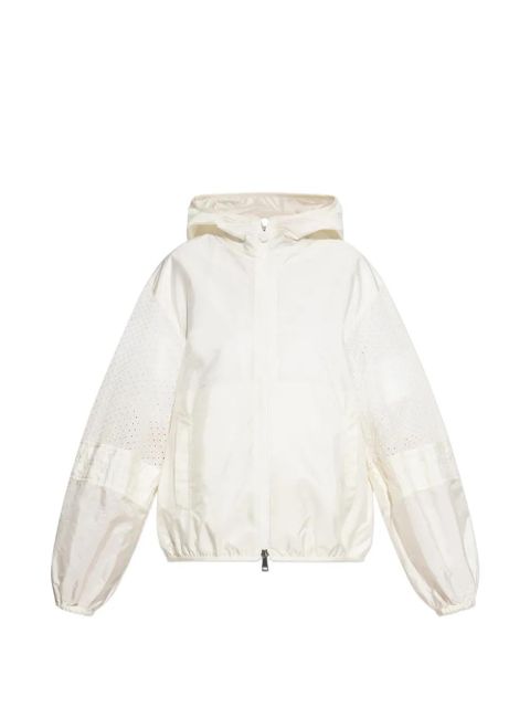 Moncler Perforated hooded jacket - Neutrals - zdjęcie produktu nr 1