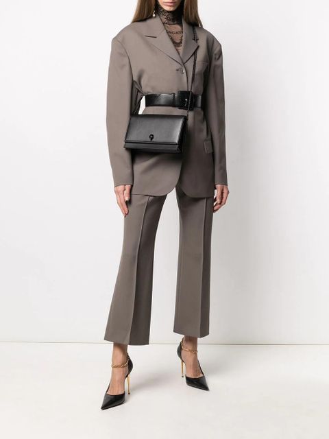 Alexander McQueen skull motif crossbody bag - Black