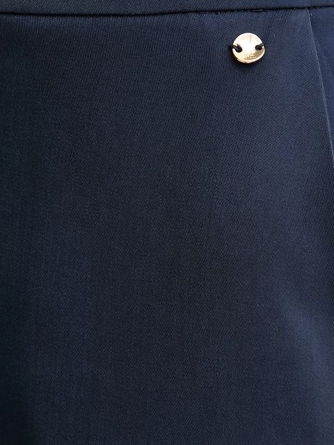 Pedro del Hierro spodnie damskie kolor granatowy szerokie high waist 7602509 - zdjęcie produktu nr 2