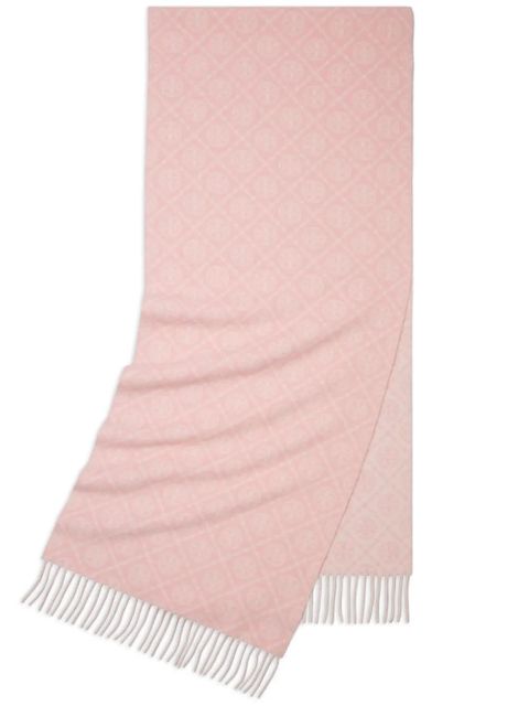Tory Burch T Monogram scarf - Pink - zdjęcie produktu nr 1