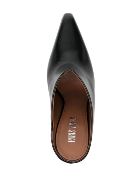 Paris Texas 100mm Jane mules - Black