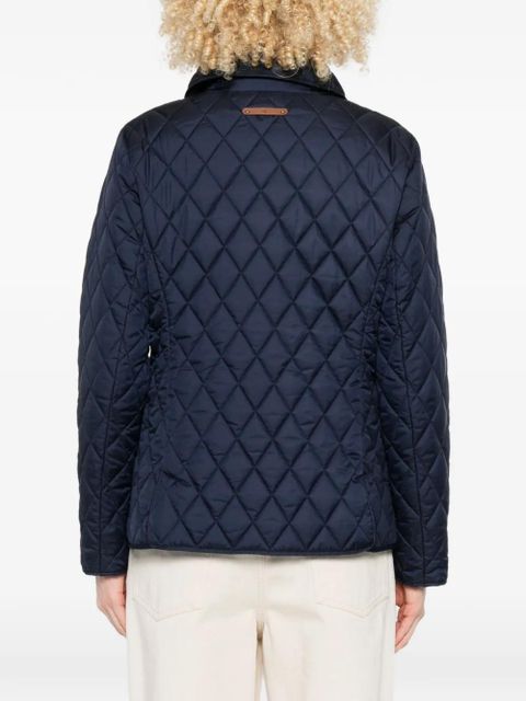 Lauren Ralph Lauren quilted emblem jacket - Blue
