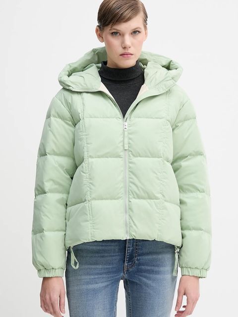 United Colors of Benetton kurtka puchowa kolor zielony zimowa oversize 22T6DN086 - zdjęcie produktu nr 1