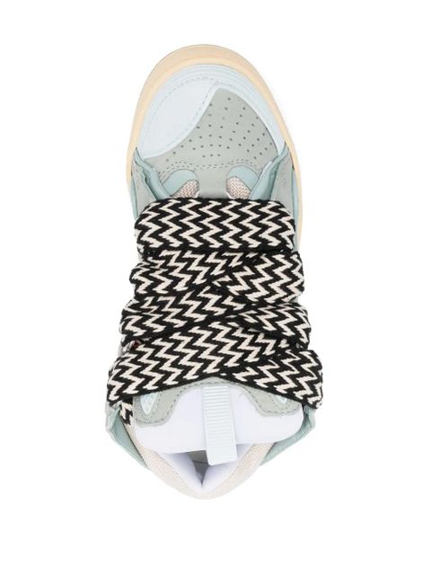 Lanvin Curb lace-up sneakers - Blue