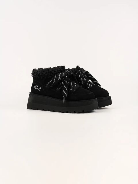 Karl Lagerfeld śniegowce SKYLAR kolor czarny KL48632