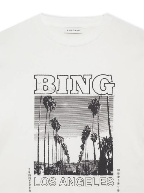 ANINE BING Louis T-shirt - White - zdjęcie produktu nr 2