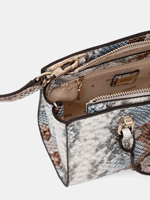 Guess torebka QUEENSLAND kolor niebieski HWKG96 55760