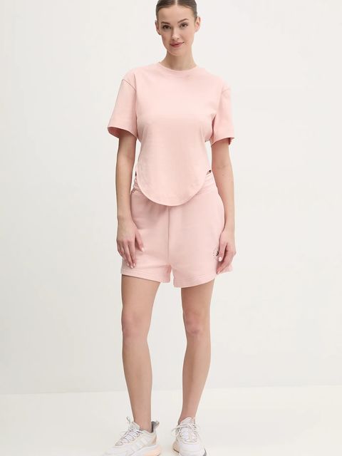 adidas by Stella McCartney t-shirt bawełniany damski kolor różowy JJ2553 - zdjęcie produktu nr 2