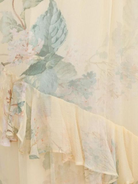 ZIMMERMANN Illuminate asymmetric maxi skirt - Neutrals