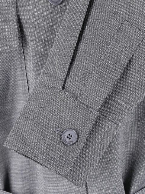 The Frankie Shop Linda belted jumpsuit - Grey