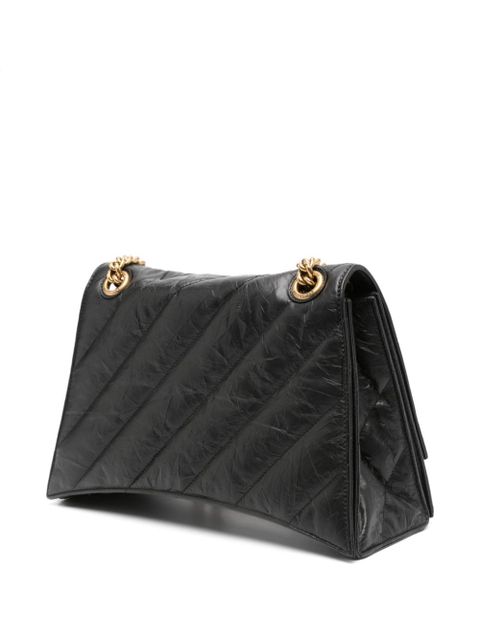 Balenciaga Crush quilted shoulder bag - Black - zdjęcie produktu nr 2