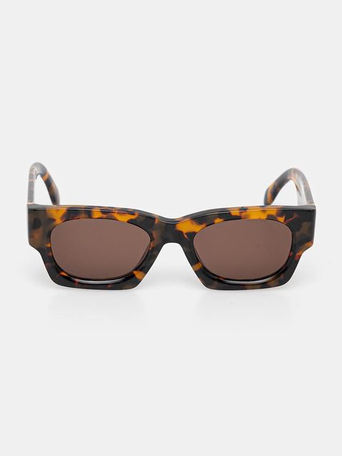 Palm Angels okulary przeciwsłoneczne kolor brązowy PERI089_516064