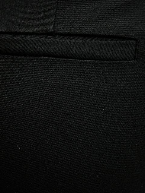 Abercrombie & Fitch spodnie damskie kolor czarny dzwony medium waist KI156-5455-900