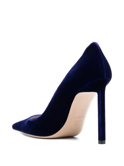 TOM FORD 85mm suede pumps - Blue