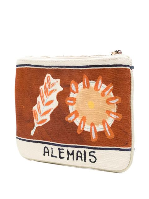 ALEMAIS x Laurence Leenaert Soleil D´Amour zip clutch bag - Brown - zdjęcie produktu nr 2