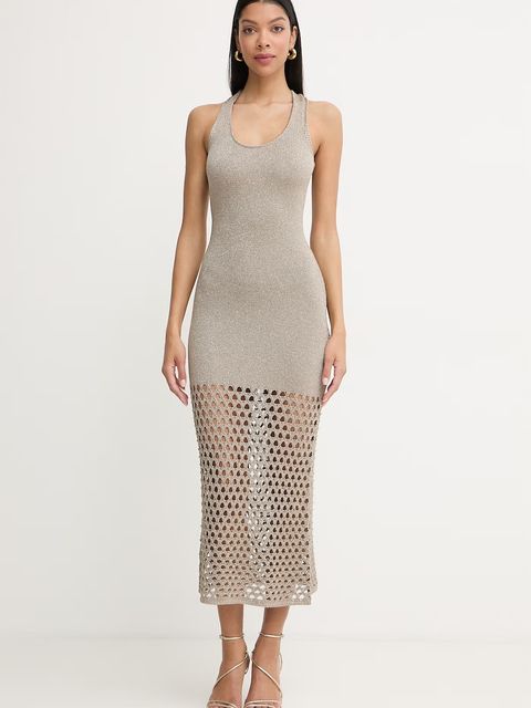 Simona Corsellini sukienka z wiskozą - zdjęcie produktu nr 2