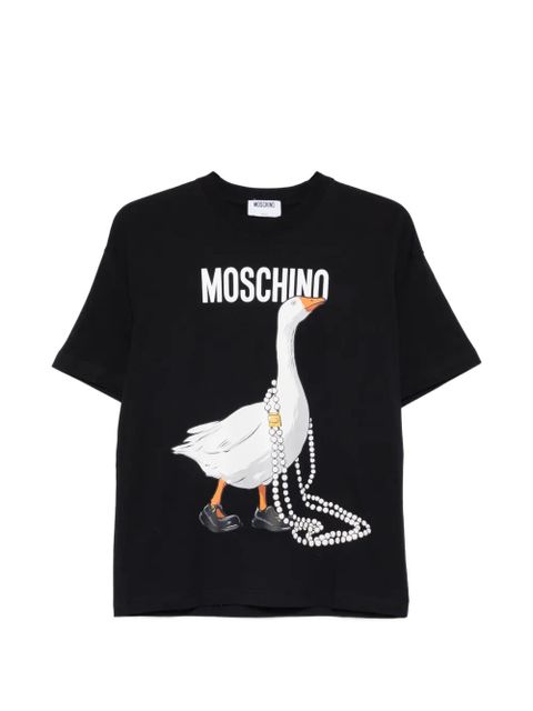 Moschino graphic-print T-shirt - Black - zdjęcie produktu nr 1