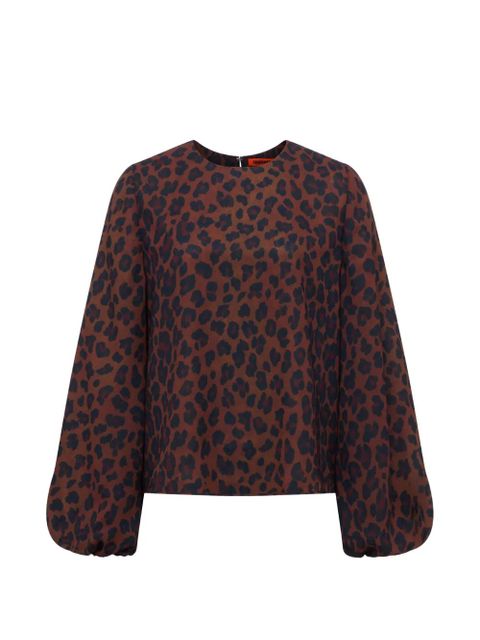 Simon Miller Joplin leopard-print top - Brown
