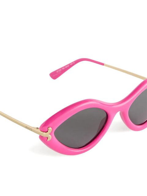 PUCCI geometric-frame sunglasses - Pink