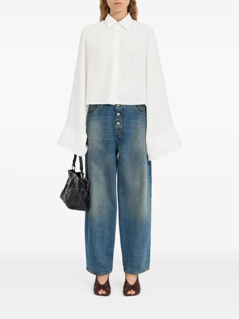 MM6 Maison Margiela long-sleeved shirt - White - zdjęcie produktu nr 2