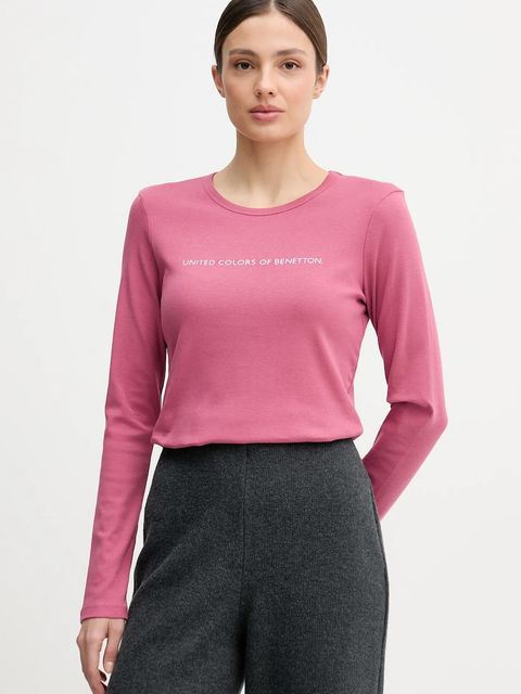 United Colors of Benetton longsleeve bawełniany - zdjęcie produktu nr 1