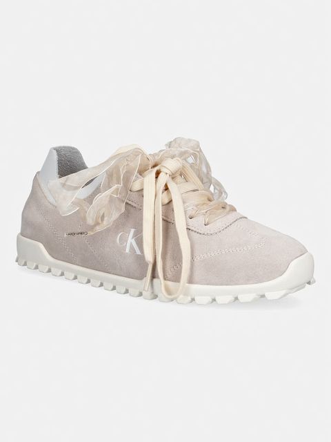 Calvin Klein LOW PROFILE RUN MG SUE DB LACES sneakersy damskie - zdjęcie produktu nr 2