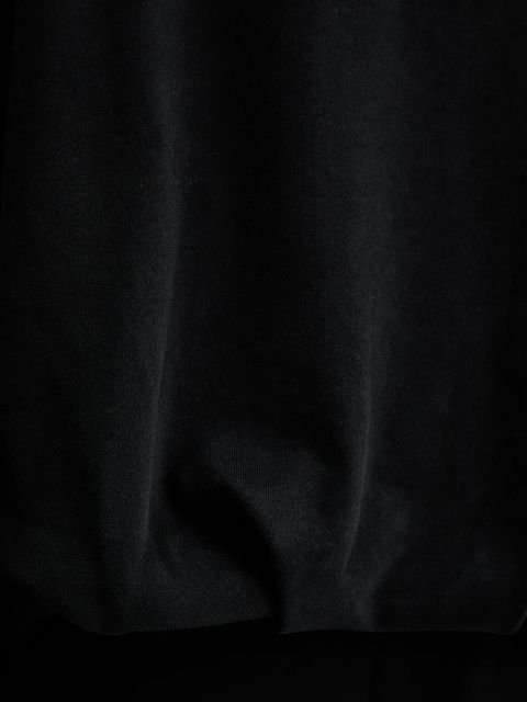 BOSS Orange bluza bawełniana damska kolor czarny gładka 50554908