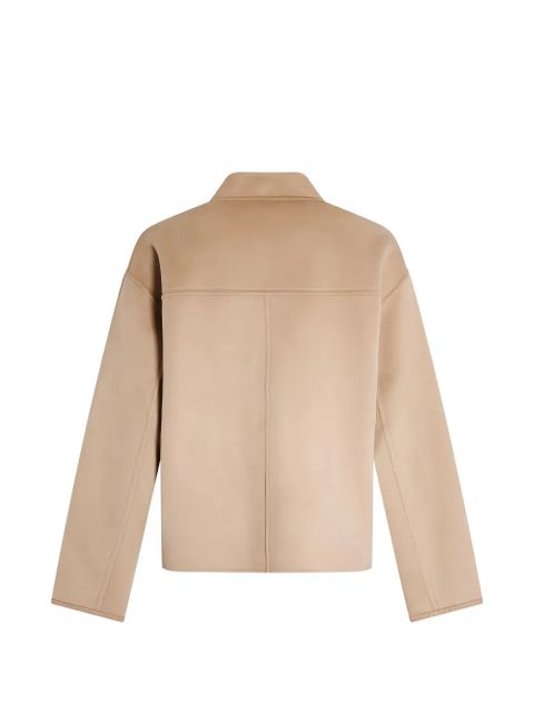 Yves Salomon snap-button bomber jacket - Neutrals - zdjęcie produktu nr 2