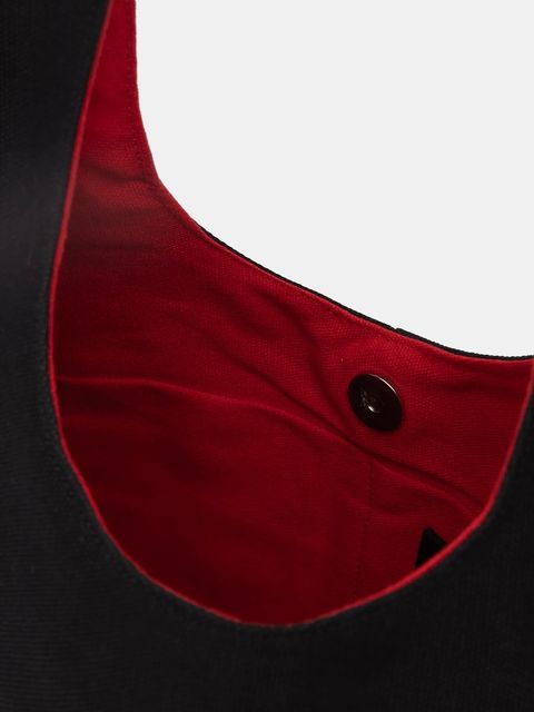 Karl Lagerfeld torebka bawełniana K/RSG kolor czarny B1W50015