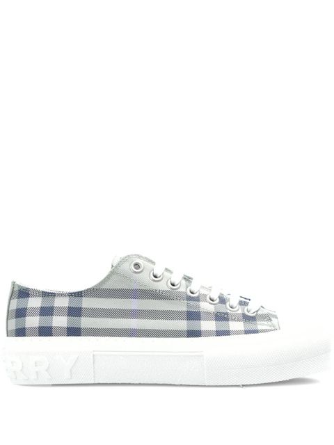 Burberry checked sneakers - Grey - zdjęcie produktu nr 1
