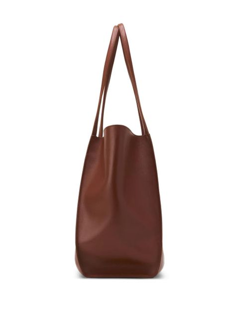 Lanvin leather clasp-closure tote bag - Brown - zdjęcie produktu nr 2
