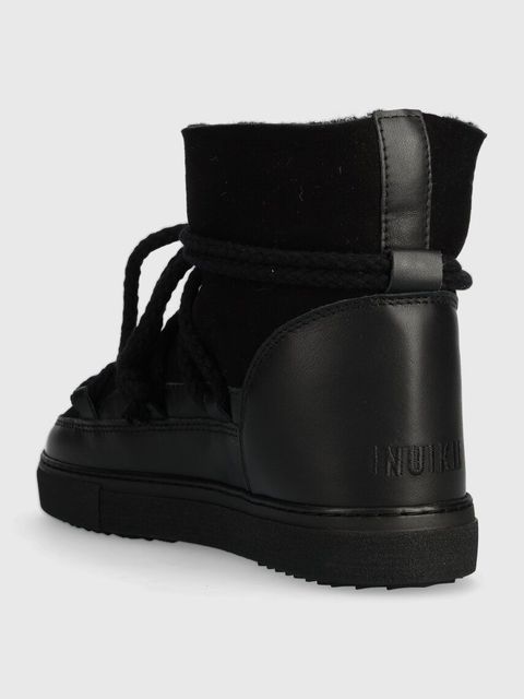 Inuikii śniegowce zamszowe dziecięce kolor czarny - zdjęcie produktu nr 2