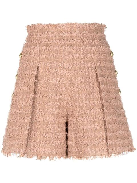 Balmain tweed tailored shorts - Neutrals - zdjęcie produktu nr 1