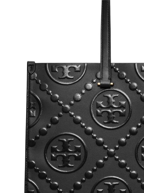 Tory Burch monogram-pattern tote bag - Black