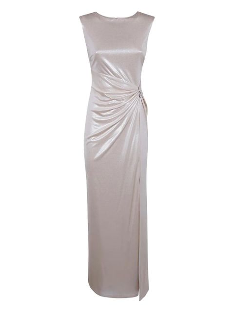 Lauren Ralph Lauren ruched embellished dress - Neutrals - zdjęcie produktu nr 1