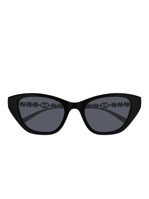 Gucci Eyewear GG1968S cat-eye logo sunglasses - Black