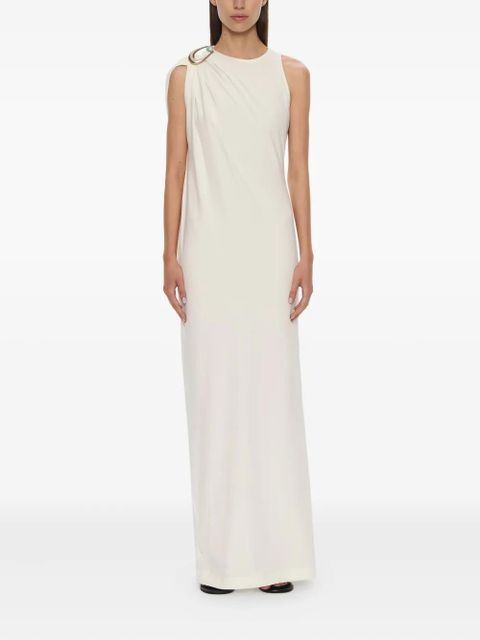 Christopher Esber stone-pin column maxi dress - White - zdjęcie produktu nr 2