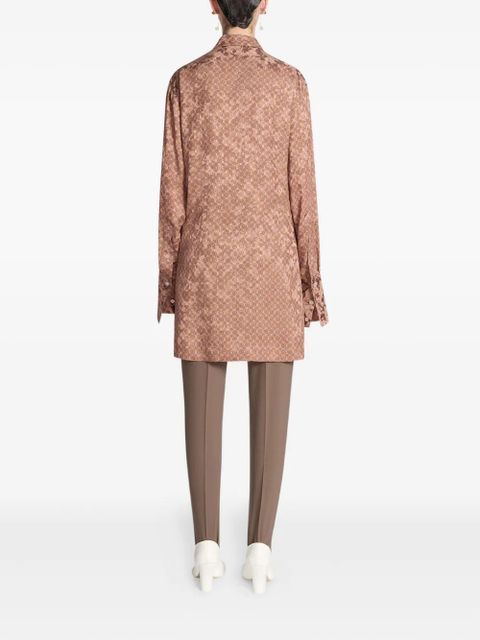 DRIES VAN NOTEN jacquard wrap top - Pink - zdjęcie produktu nr 2