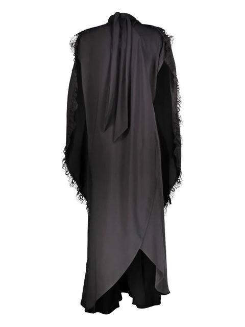 Balenciaga lace-detail maxi dress - Black