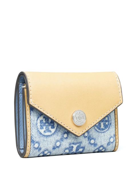 Tory Burch monogram-pattern wallet - Blue - zdjęcie produktu nr 2