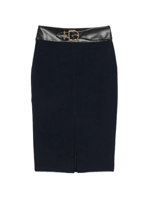 Lauren Ralph Lauren belt midi skirt - Blue - zdjęcie produktu nr 1