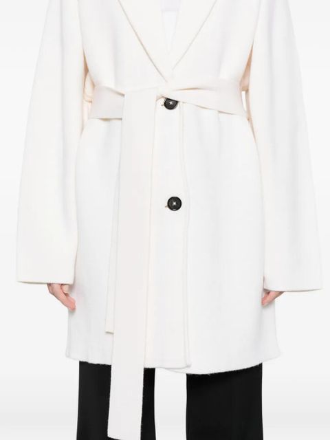 TOTEME shawl-lapel belted knitted coat - Neutrals - zdjęcie produktu nr 2